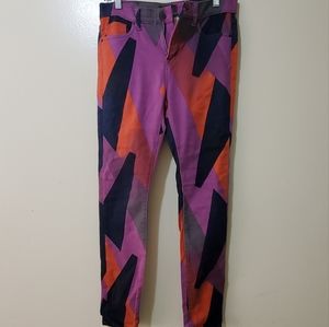 Urban Outfitters Geometric Skinny Jeans